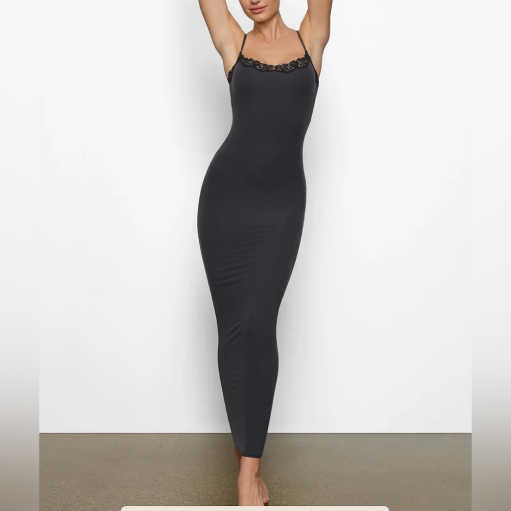 Skims Lace Trim Dress